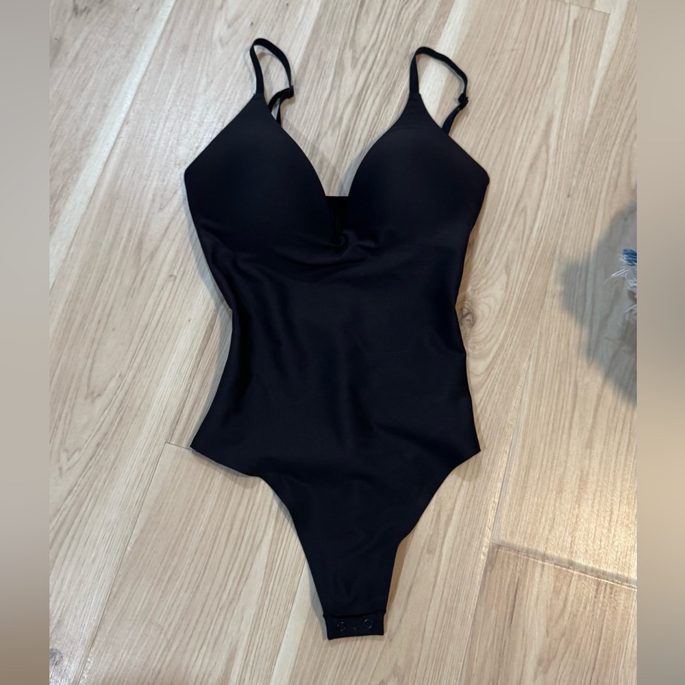 SKIMS Black Shapewear Bodysuit